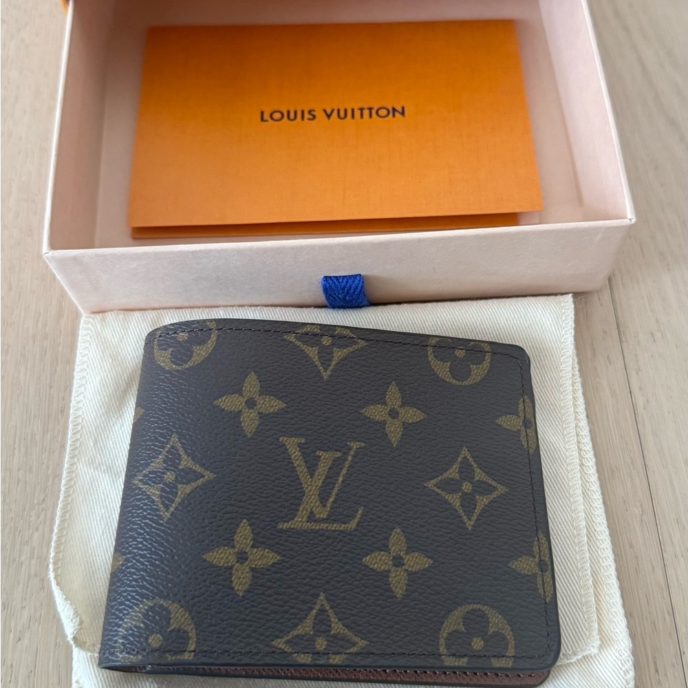 Louis Vuitton Classic Monogram Canvas Wallet - card holder two fold